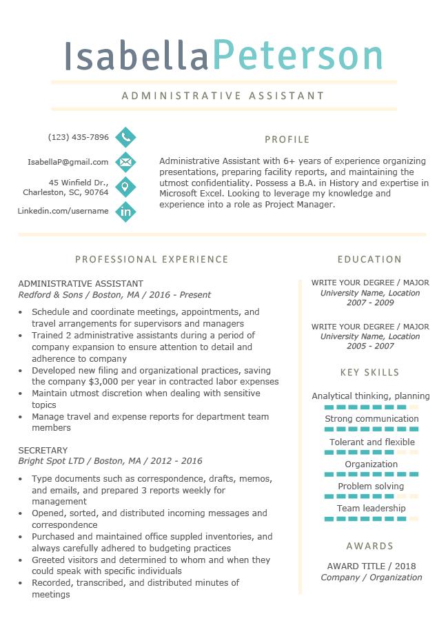 نموذج cv جاهز للتعبئة