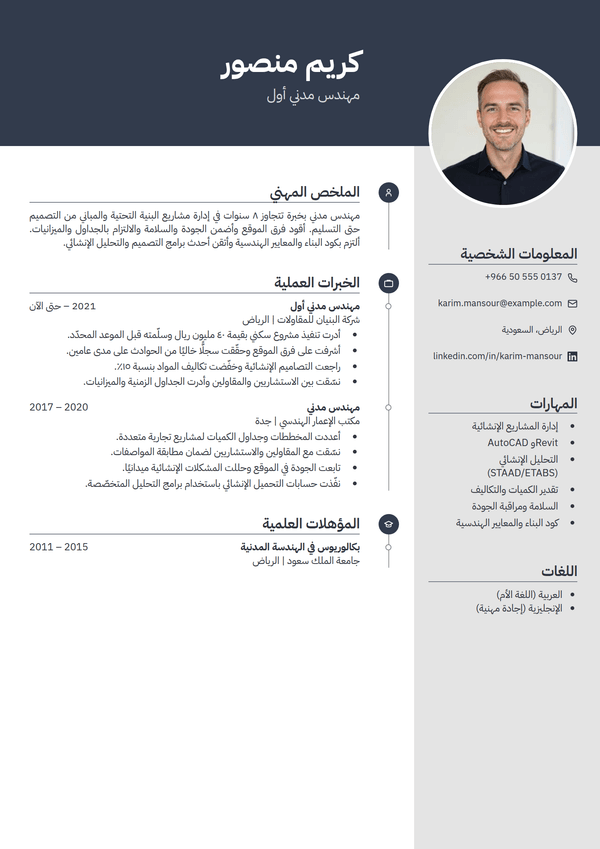 Harbor — قالب سيرة ذاتية