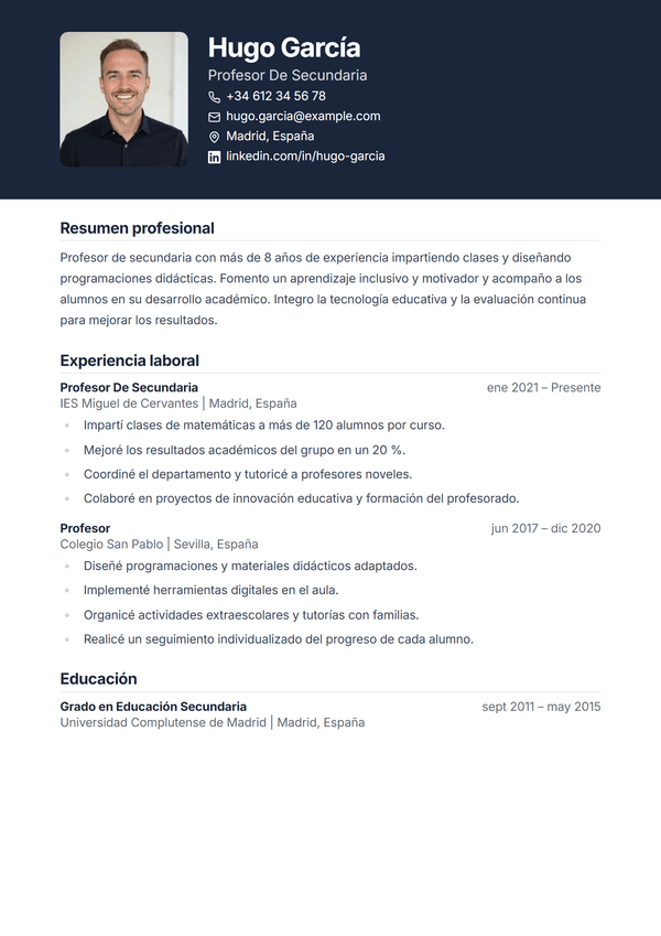 Onyx — plantilla de CV