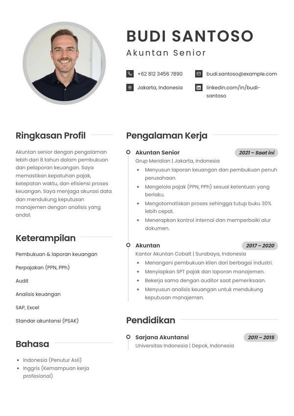 Cadence — templat CV