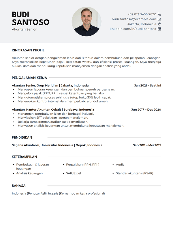 Clarity — templat CV
