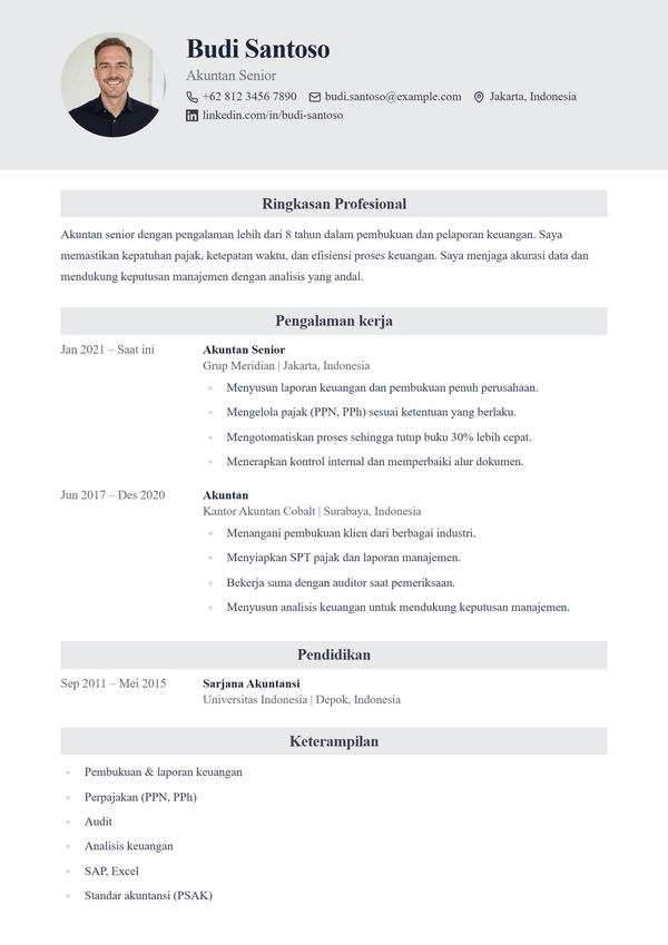 Heritage — templat CV