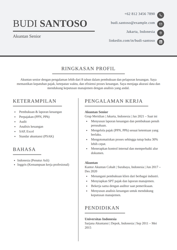 Quill — templat CV