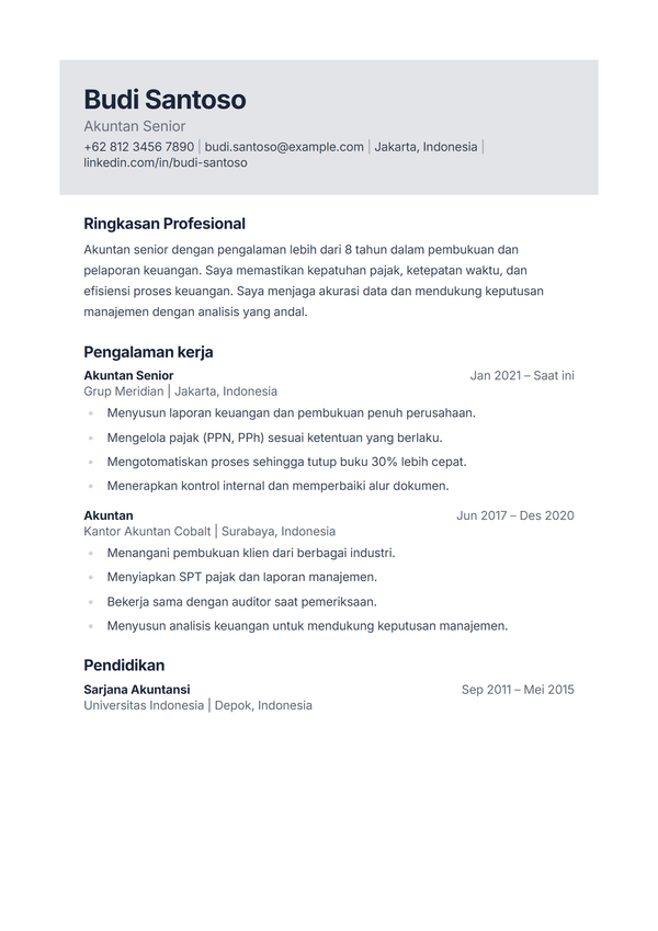 Slate — templat CV