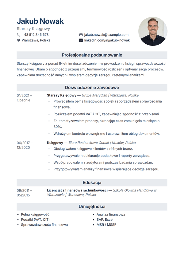 Atlas — szablon CV