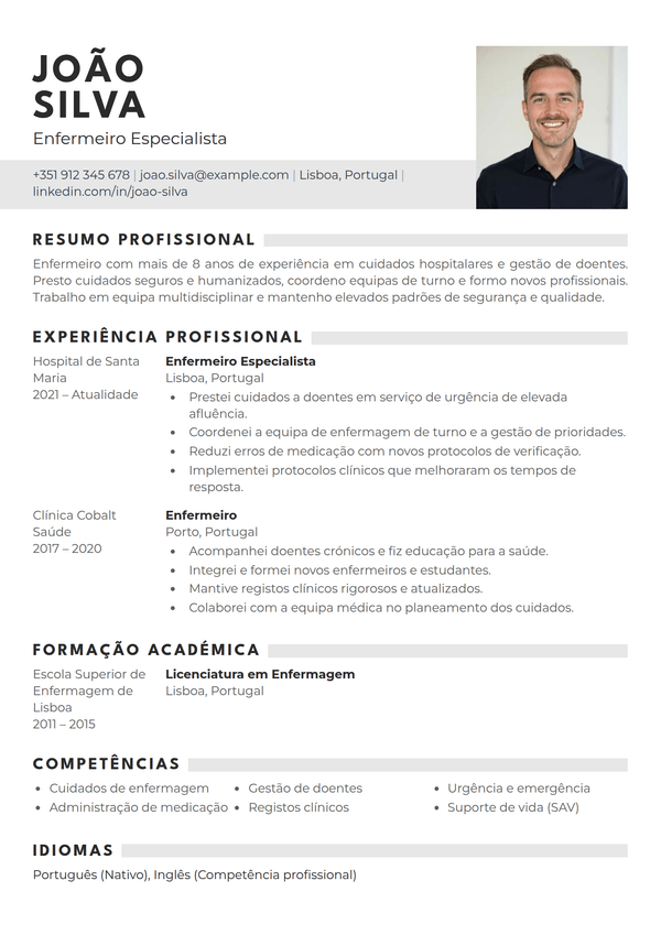 Graphite — modelo de currículo
