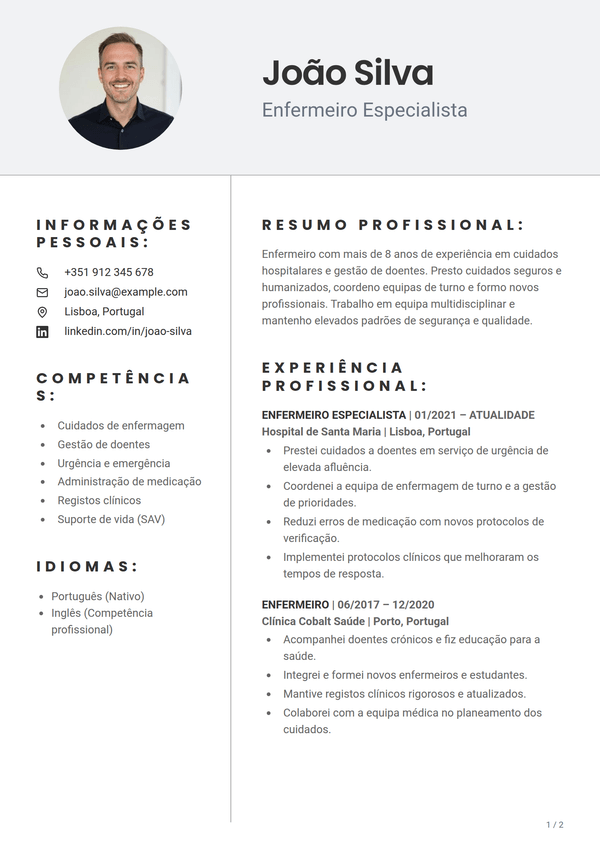 Pewter — modelo de currículo