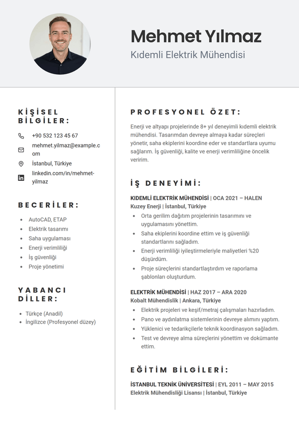 Pewter — CV şablonu