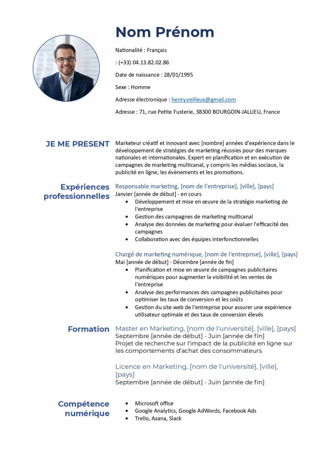 4 mod les de cv europass word a t l charger gratuitement getyourcv